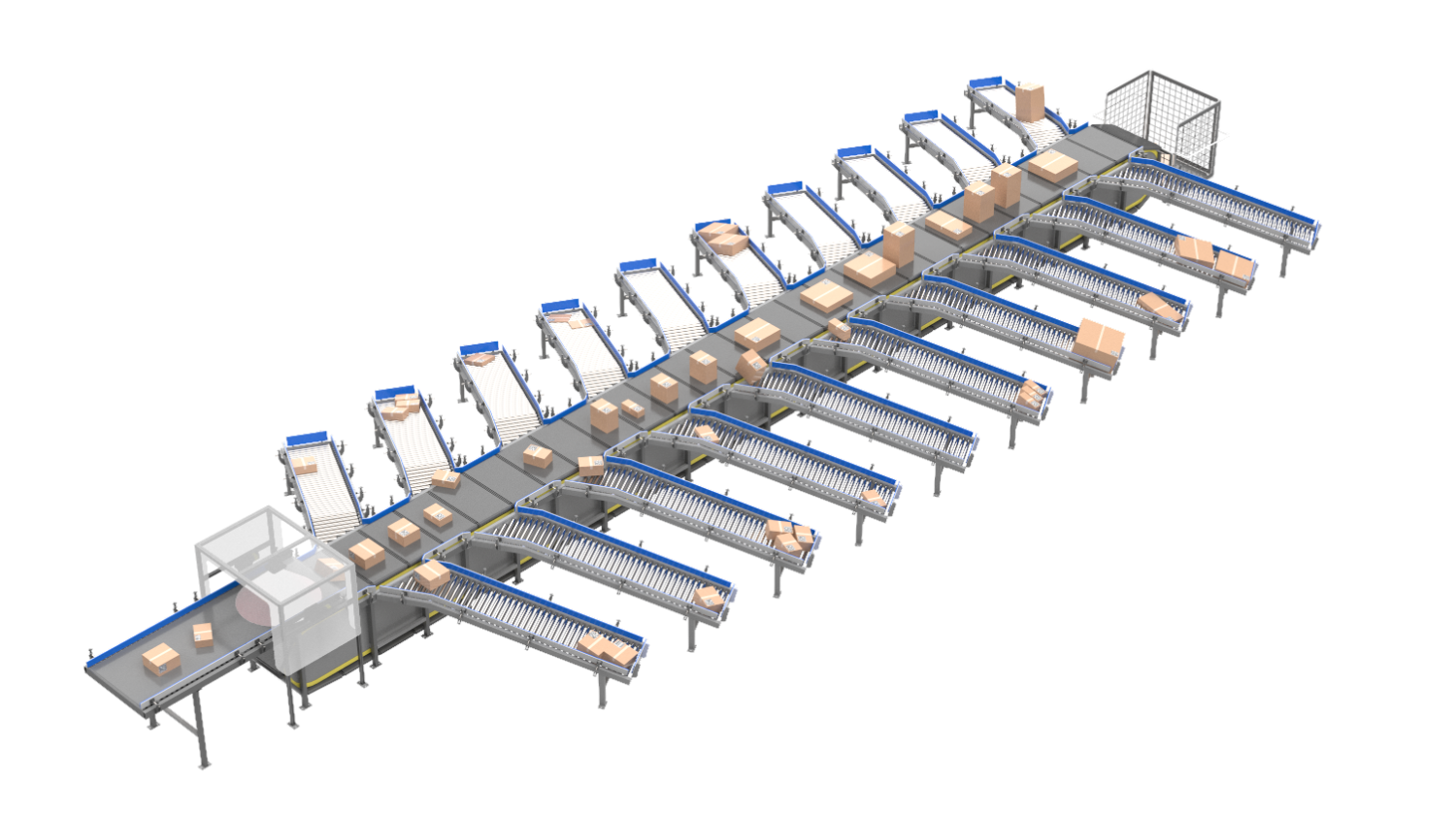 Crossbelt sorter – photo 1
