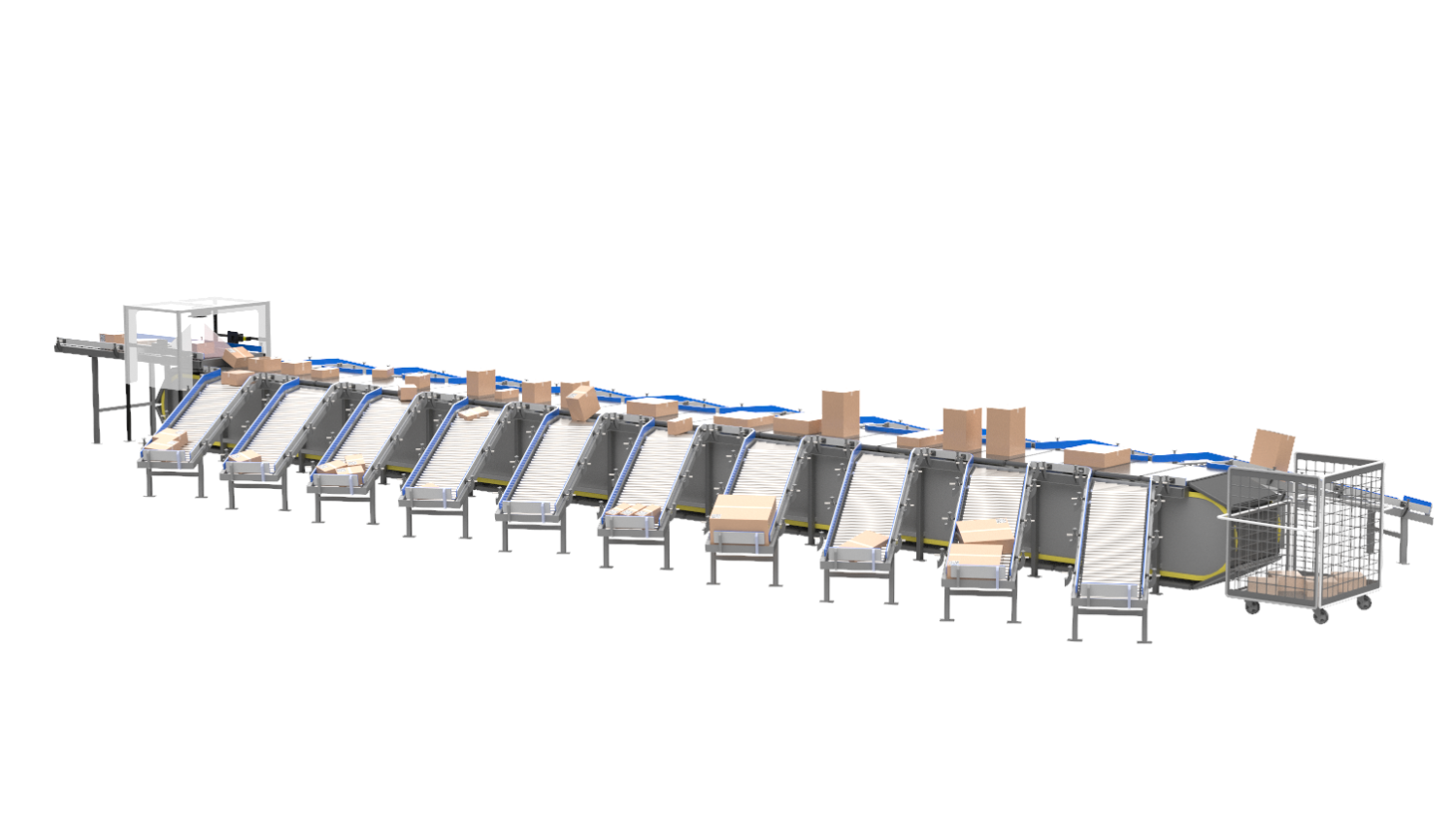 Crossbelt sorter – photo 8